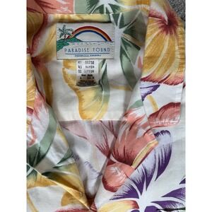 Vintage Bird Of Paradise Found Hawaiian Shirt Aloha‎ Tropical USA L 48" Rayon